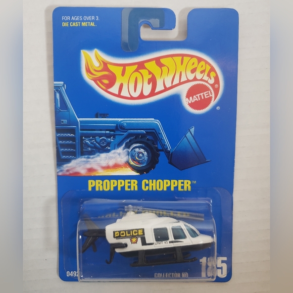 Hot Wheels Sheriff Patrol, Propper Chopper, Police Cruiser, Fire-Eater Qty 4 - Picture 2 of 9